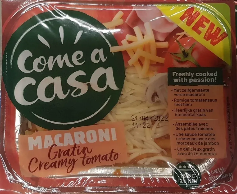 Macaroni Gratin Creamy Tomato
