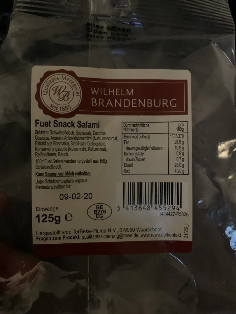 Fuet Snack Salami