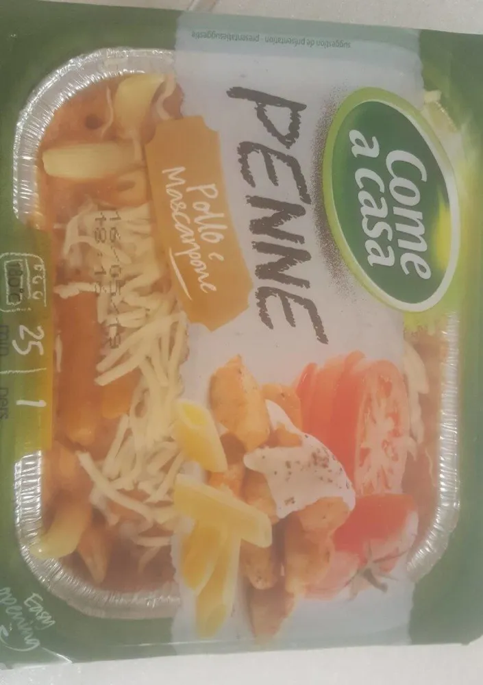 Penne Pollo E Mascarpone