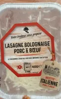 Lasagne bolognaise porc&boeuf