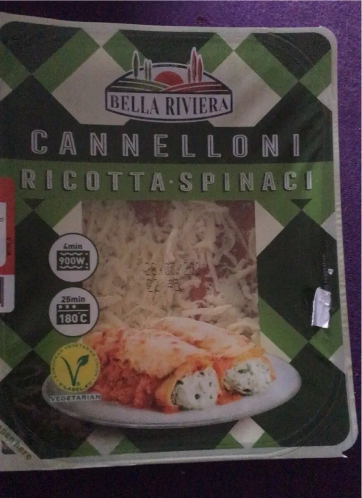 Cannelloni Ricotta Spinaci