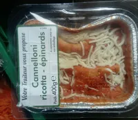 Cannelloni ricotta épinards
