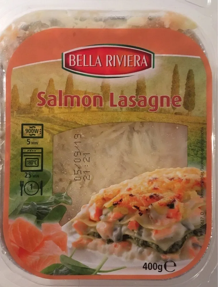 Salmon lasagne
