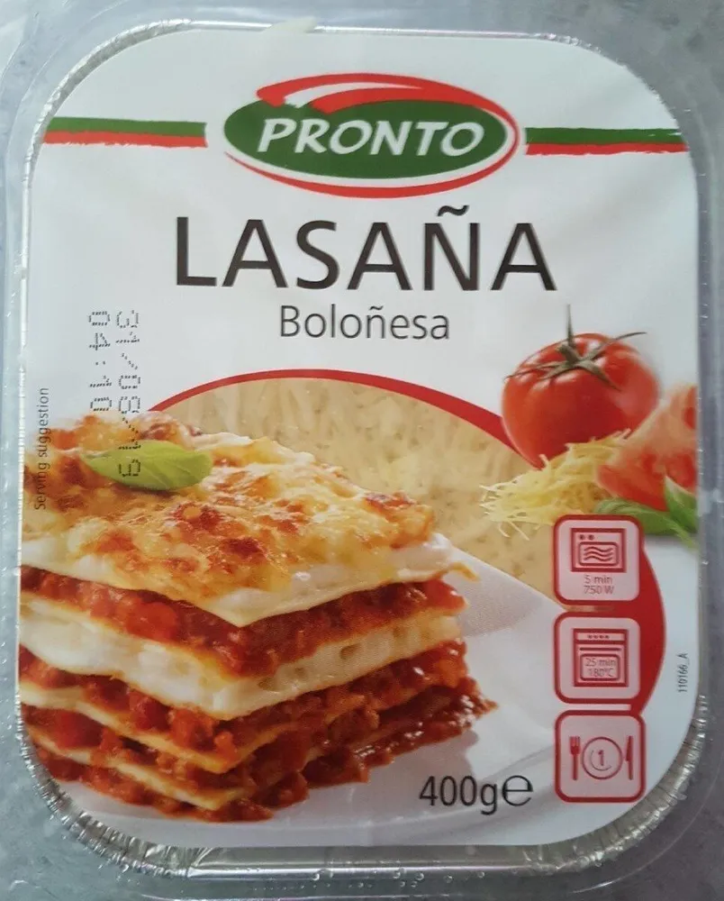 Lasaña boloñesa