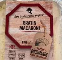 Gratin Macaroni jambon fromage