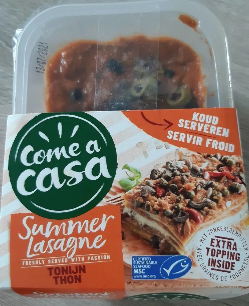 Summer lasagne