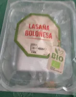 Lasaña boloñesa bio