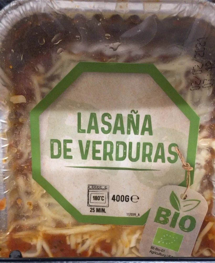 Lasaña de verduras