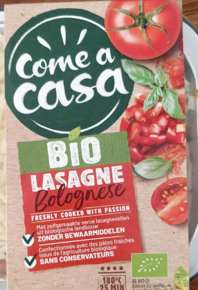 Bio Lasagne Bolognese