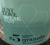 Handmade organic granola