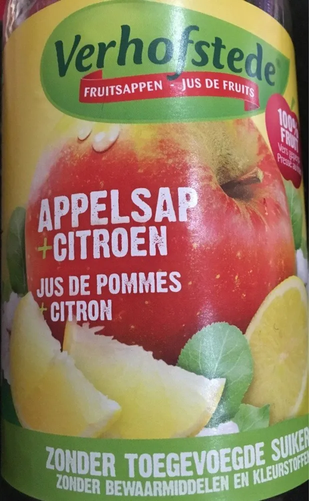 Jus de pomme citron