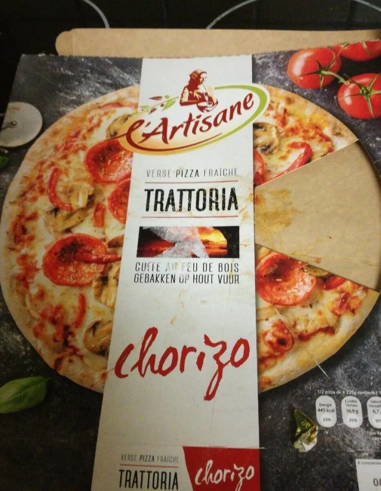 Pizza fraîche chorizo