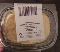 Salade de crabe au curry