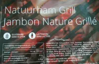 Jambon nature grillé
