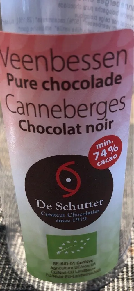 Canneberges chocolat noir