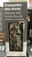 Trompettes des morts séchées