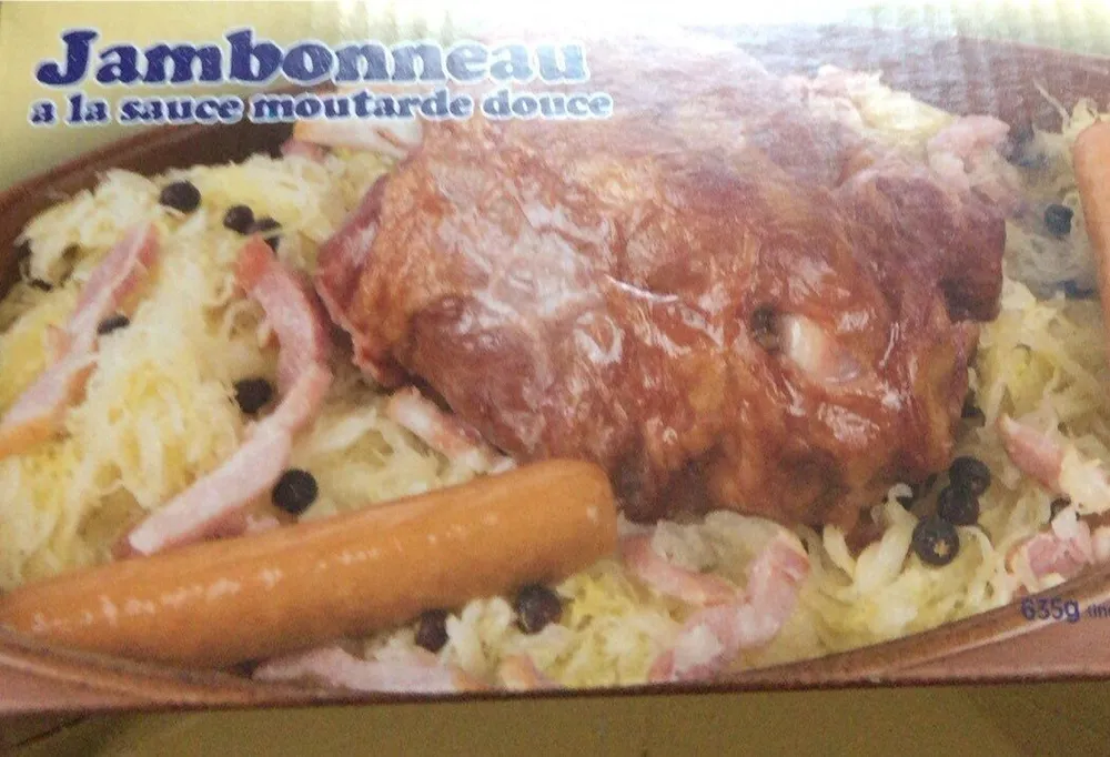 Jambonneau sauce moutarde douce
