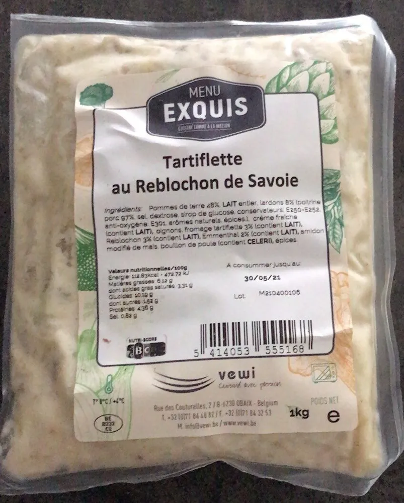 Tartiflette au reblochon de savoie