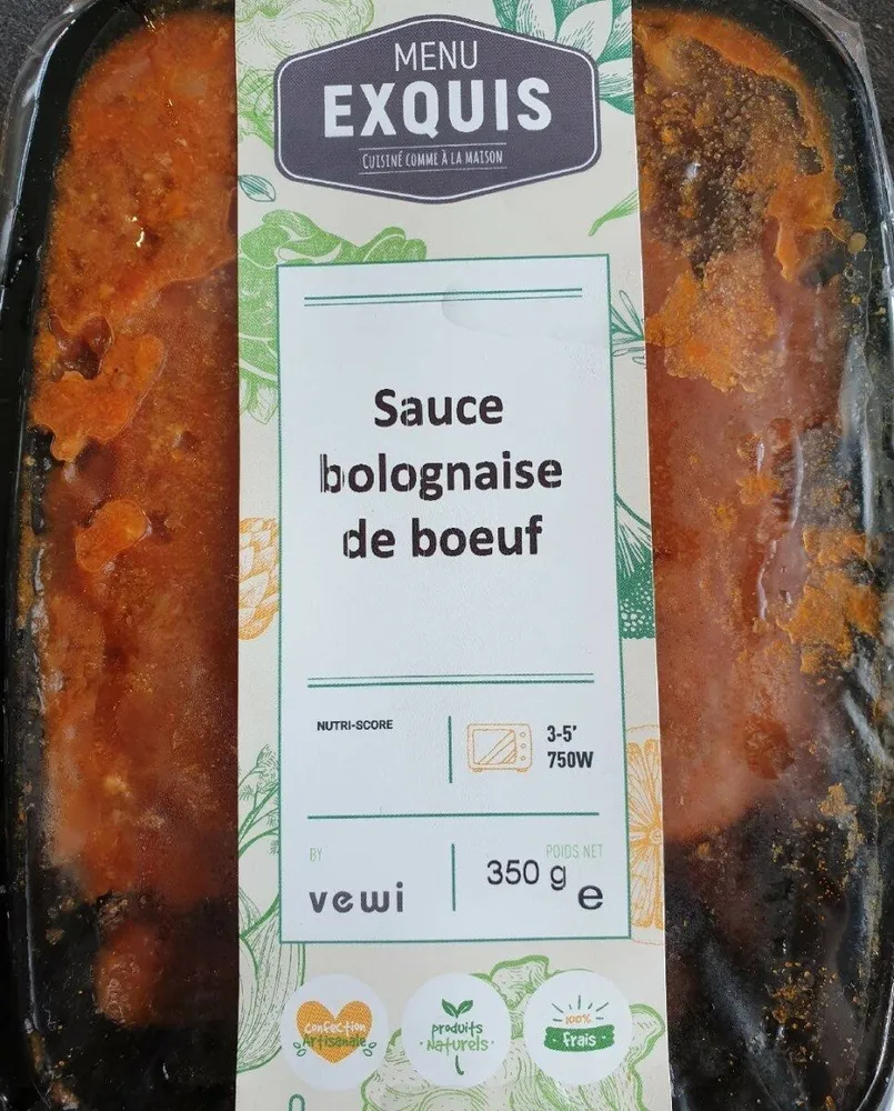 Sauce bolognaise de boeuf
