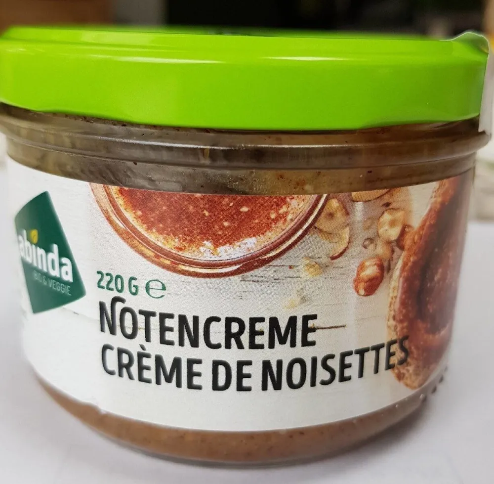 crème de noisettes