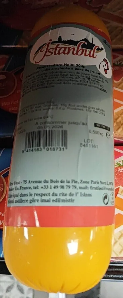 Poulet Nature Halal