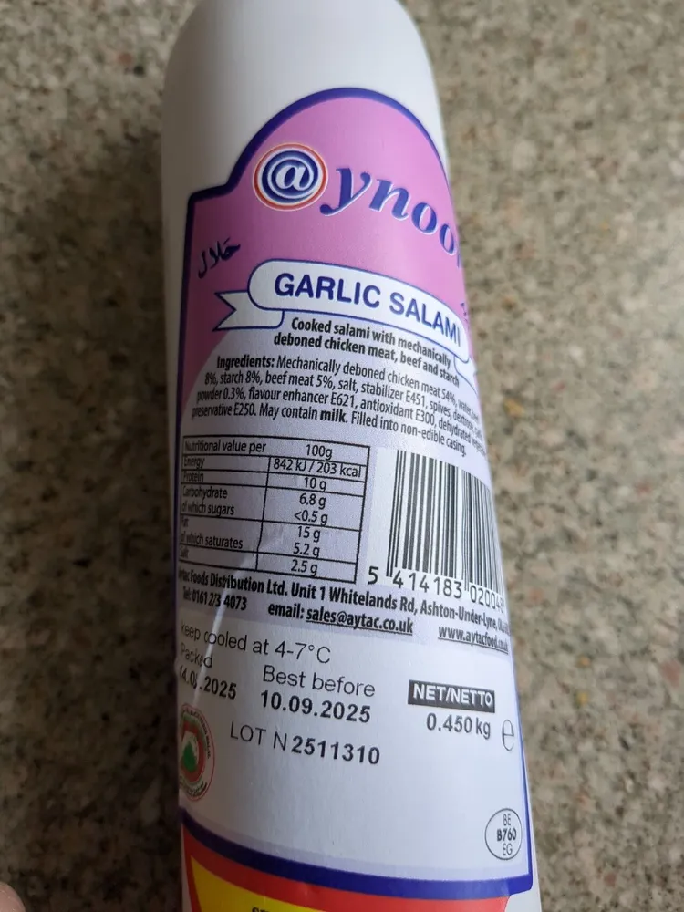 Garlic Salami