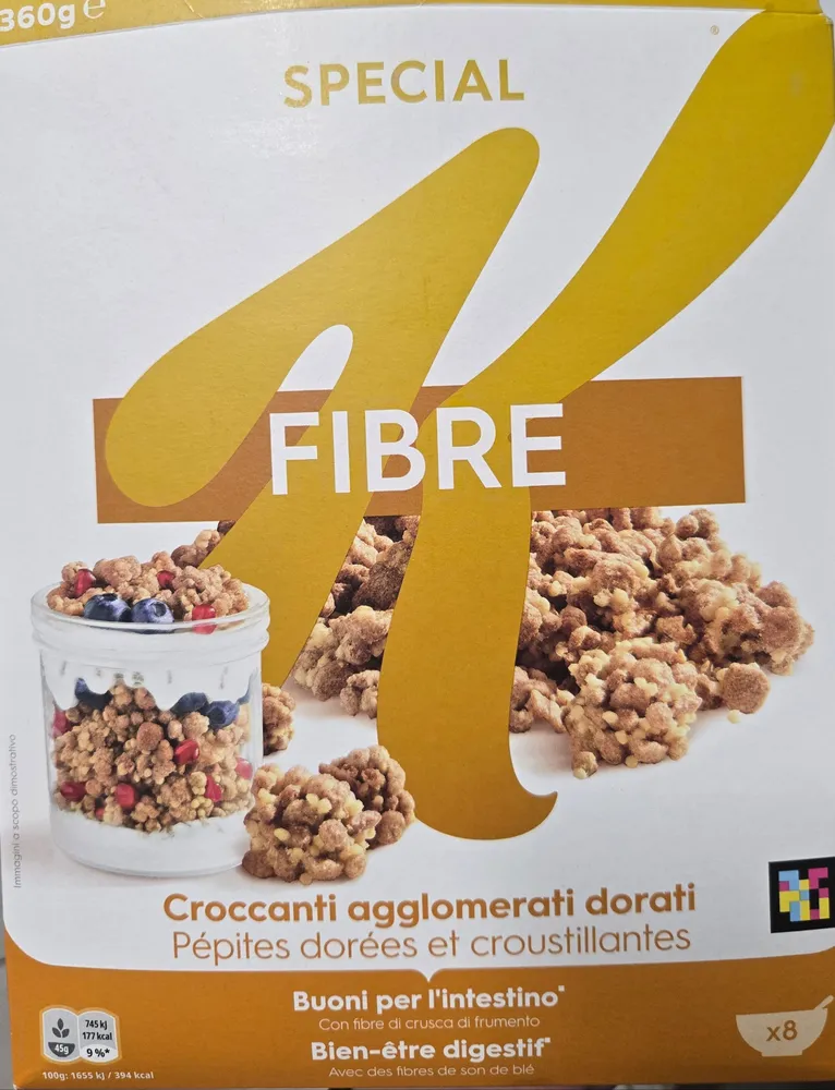 Croccanti agglomerati dorati