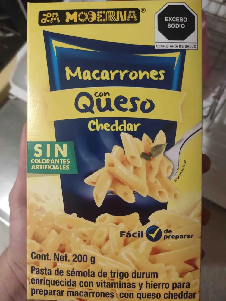 Macarrones con queso