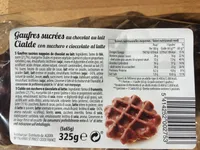 Gaufre sucrées au chocolat au lait