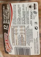 12 mini gaufres molles