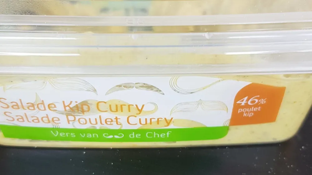 Salade poulet curry