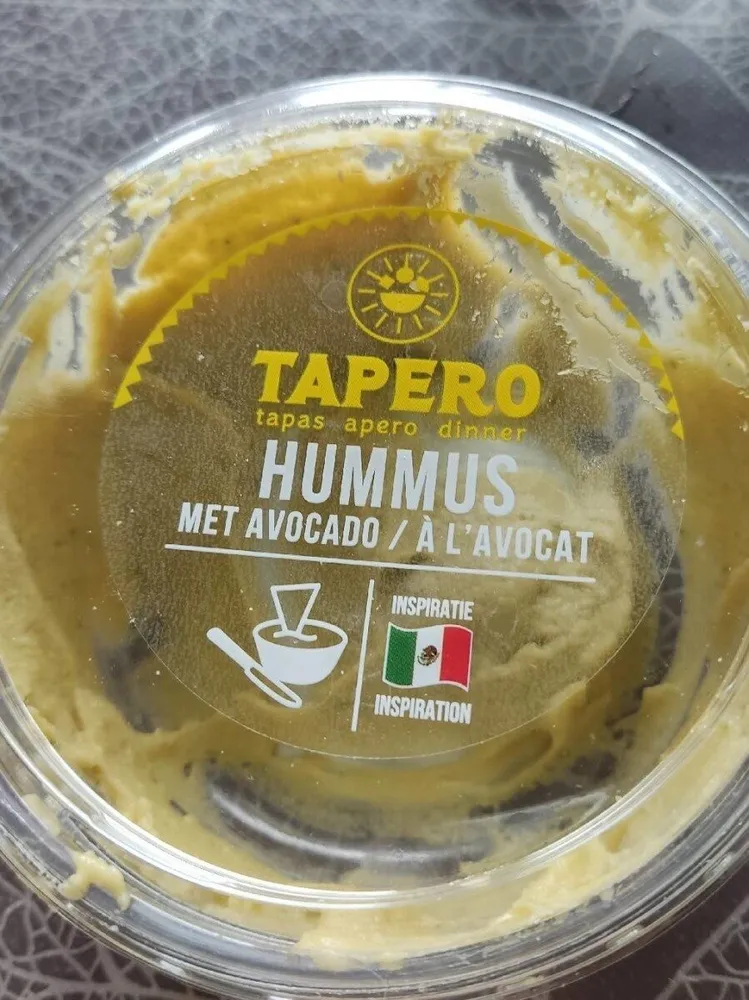 Tapero hummus à l'avocat
