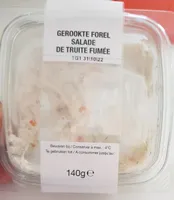 Salade de truite fumee