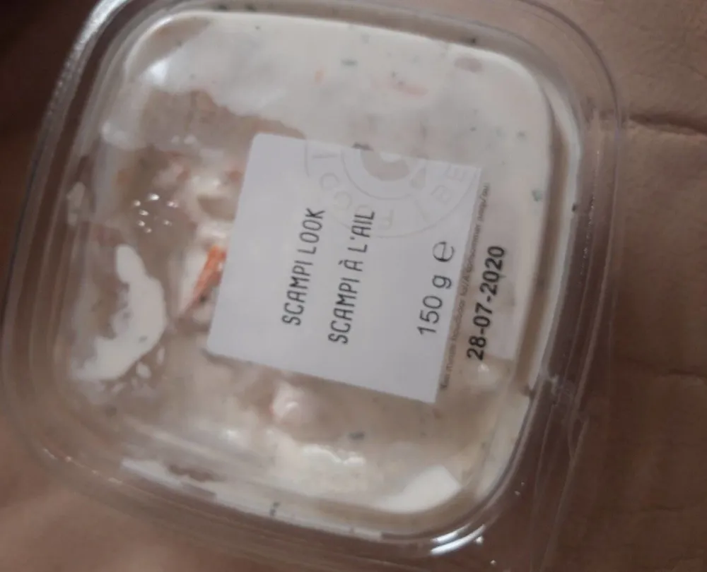 Scampi à l'ail
