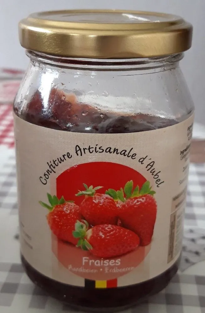 Confiture artisanale d'Aubel fraise