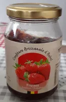 Confiture artisanale d'Aubel fraise