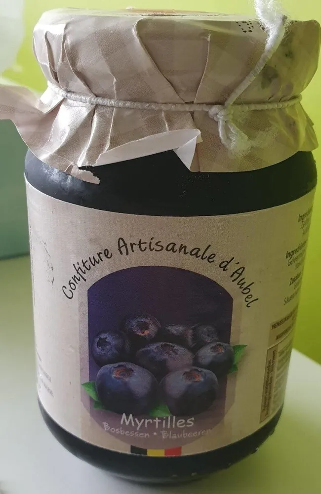 Confiture artisanale d'Aubel Myrtilles