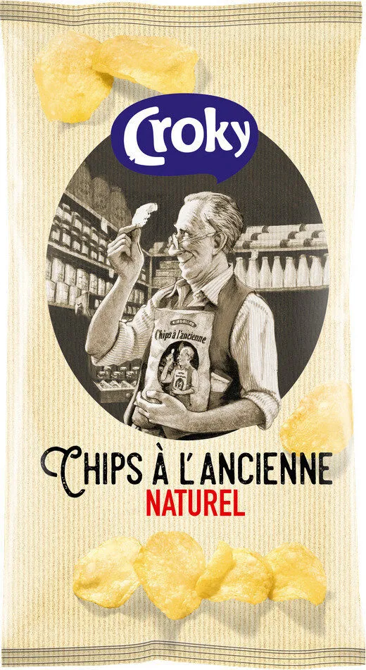 CROKY Chips à l'ancienne Naturel 200 g