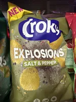NEW Croky EXPLOSIONS SALT & PEPPER 100 Glutenfree