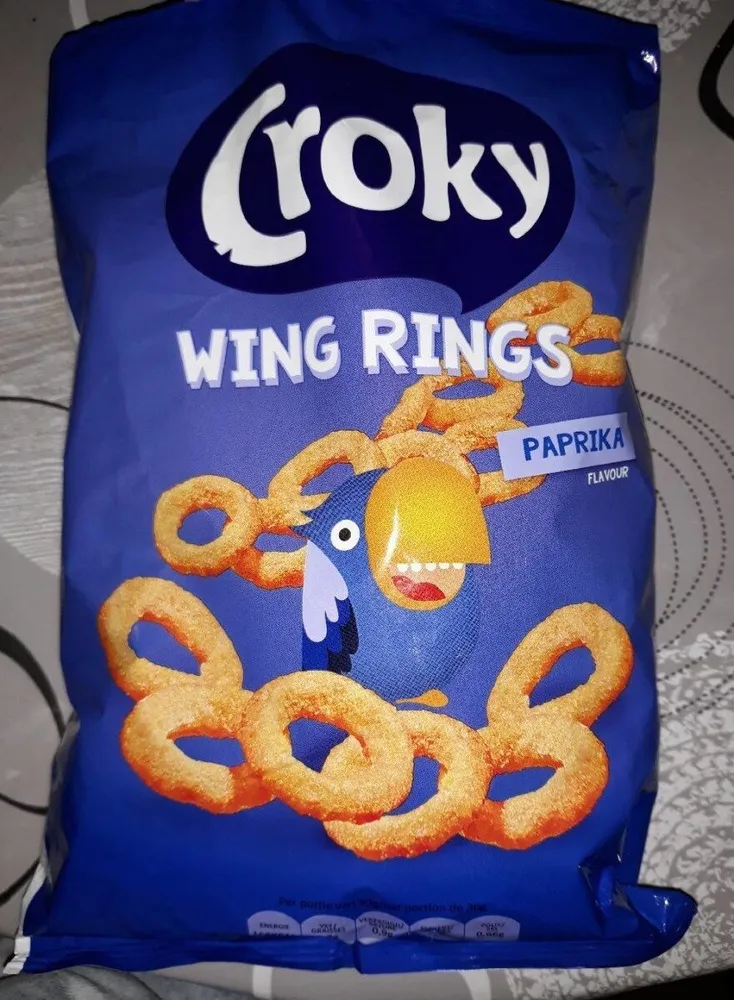 Chips wing rings paprika