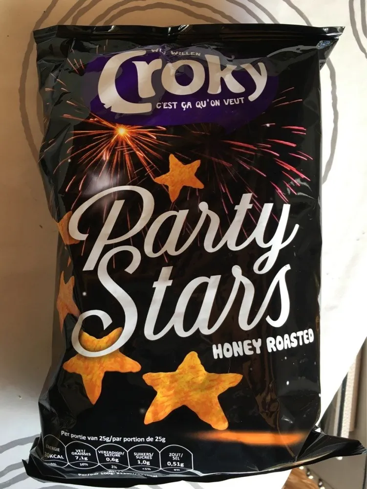 Croky Partystars Honey Roasted