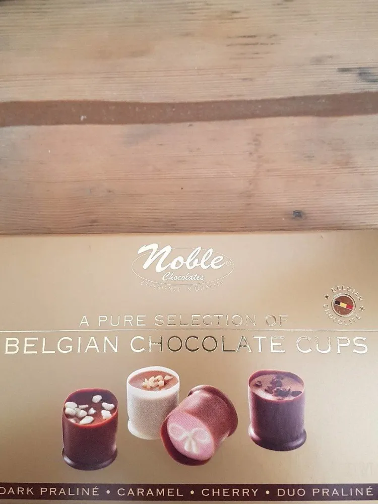 Belgian chocolate cups