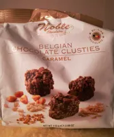 Belgian chocolate clusties - caramel