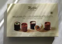 Belgian filled chocolate cups