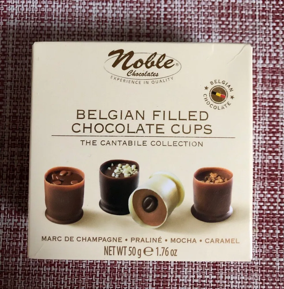 Belgian filled Chocolates cups