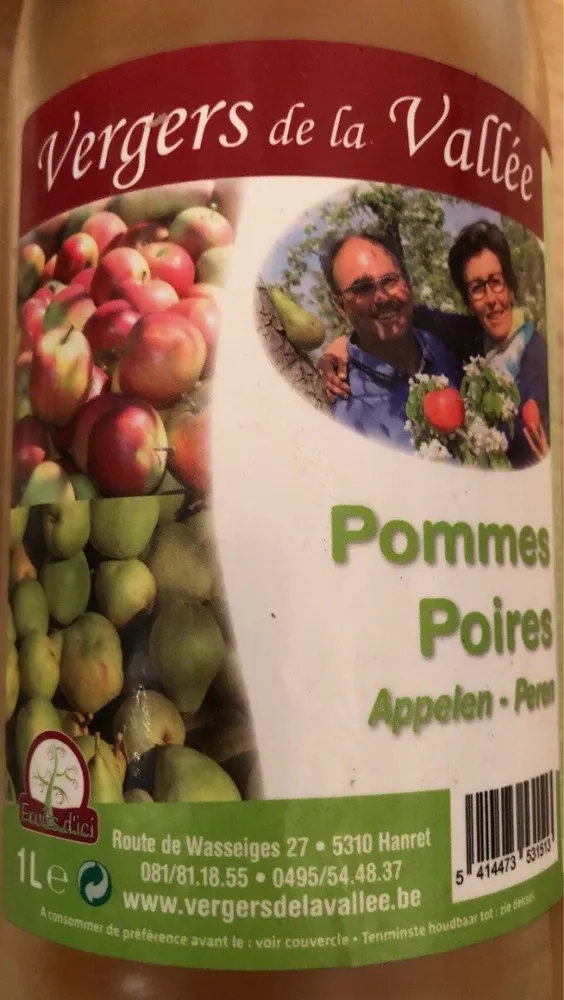 Jus pomme et poire