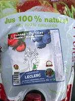Jus pomme-myrtilles LECLERC
