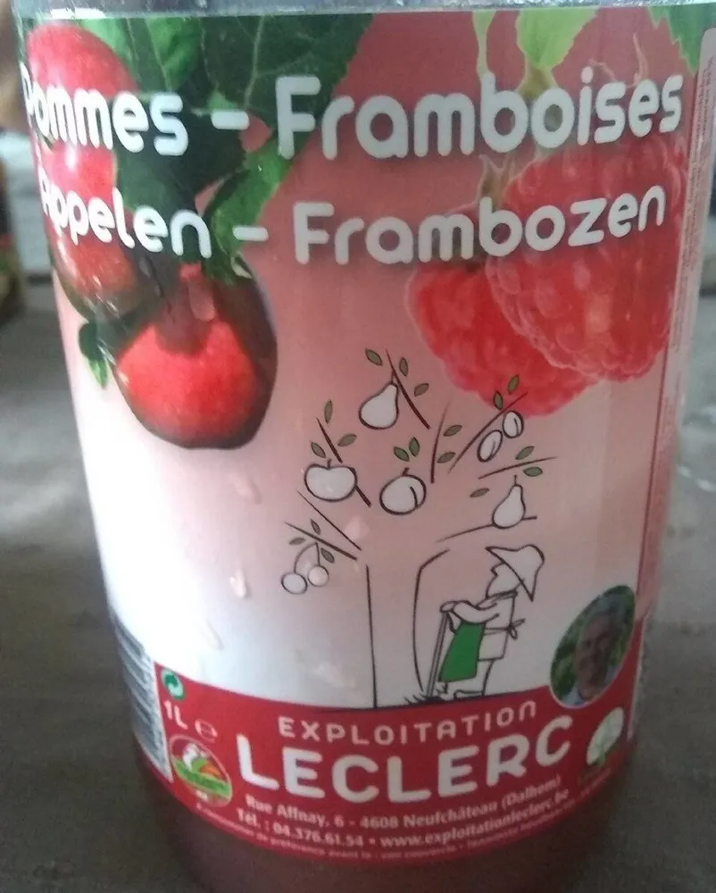 Pommes framboises