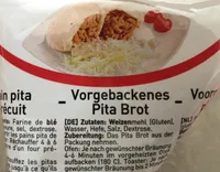 Pain pita precuit
