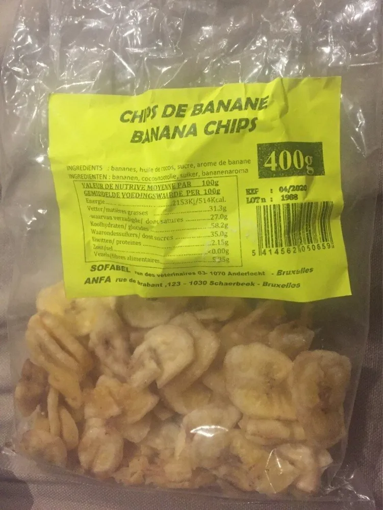 Chips de banane